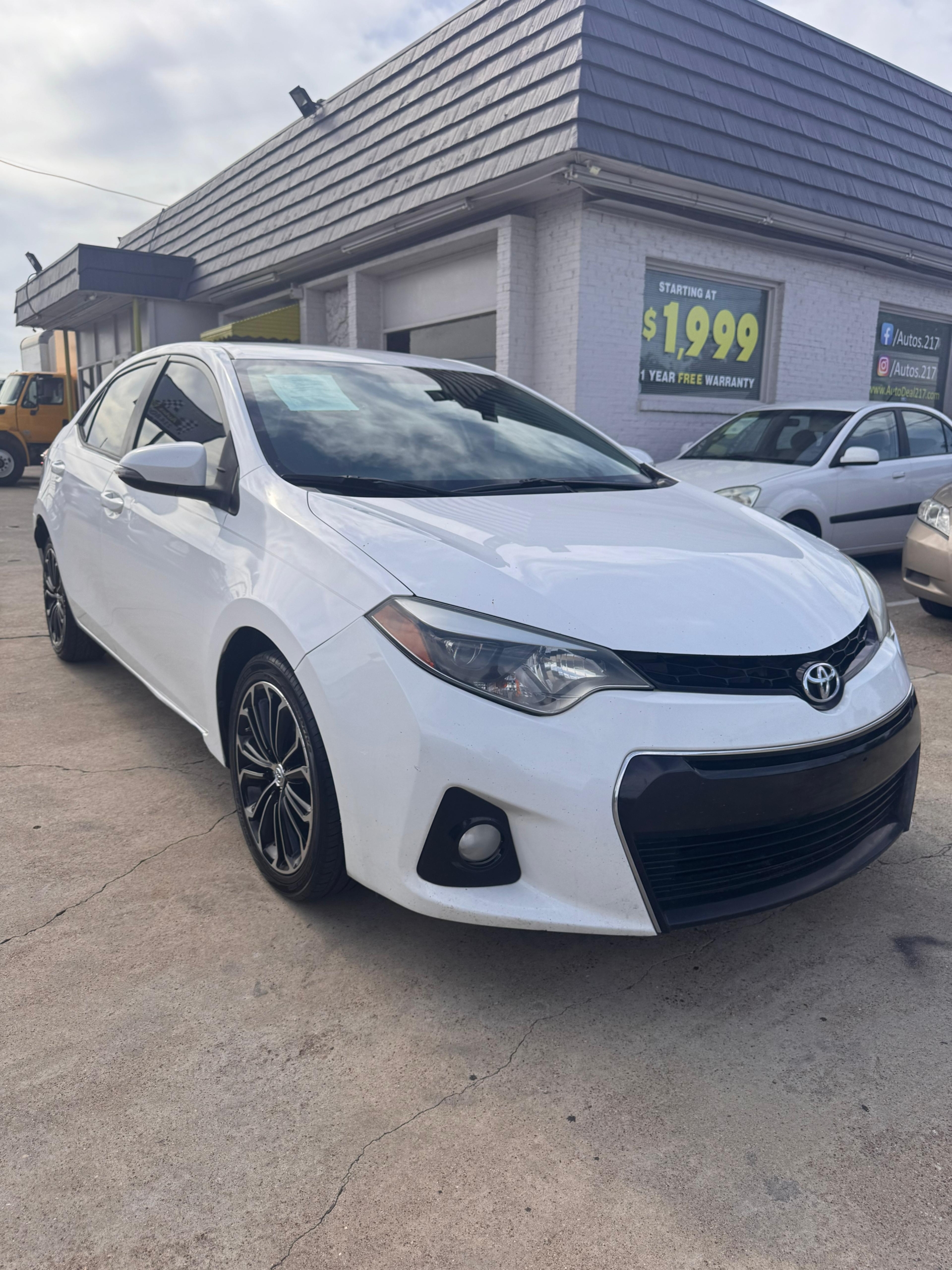 2014 TOYOTA COROLLA S 